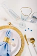 Набір кілець для серветок REMY-DECOR з 14 штук золотих Габі - зображення 7