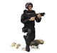Іграшковий солдат Swat 12 Action Figure Black - зображення 4