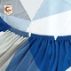 Чехол на трехместный диван "HomyTex" Ромб сине-голубой - изображение 8
