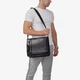Сумка чоловіча шкіряна месенджер середня InBag Messenger m01313 Чорний - зображення 2