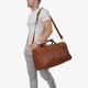 Сумка кожаная саквояж большая InBag Travel bag m01289_f Темно-рыжий - изображение 2