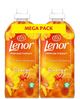 Ополіскувач для білизни Lenor Linden Blossom & Calendula 2 x 925 мл (8006540924679) - зображення 1