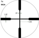 Прицел оптический Vortex Crossfire II 2-7x32 Scout Scope с сеткой V-Plex (MOA) - изображение 5