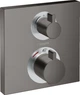 Наружная часть термостата для душа HANSGROHE Ecostat Square 15714340 матовый черный хром 2 потребителя - изображение 1