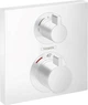 Наружная часть термостата для душа HANSGROHE Ecostat Square 15714700 белый матовый 2 потребителя - изображение 1