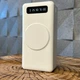 Зовнішній акумулятор павербанк з бездротовою зарядкою ACL E335 Powerbank 30000mAh з комплектом шнурів білий 1108 - зображення 4