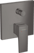Наружная часть смесителя для ванны HANSGROHE Metropol 32545340 черный матовый хром 2 потребителя - изображение 1