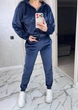 Fashions • Велюровый спортивный костюм Maura Fashions 50 темно-синий (1605-ди) - изображение 3