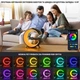 Настільна смарт лампа-нічник G-Smart RGB 15W Light Sound Machine з бездротовою зарядкою і Bluetooth-колонкою 3W оригінал біла - зображення 6