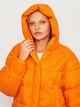Куртка демисезонная короткая с капюшоном женская X-Woyz LS-8919-17 46 Оранжевая (XW2000002458869) - изображение 4