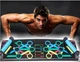 Доска для віджимань Push Up Rack Board W-001 Компактний тренажер для домашнього фітнесу із 14 позиціями упорів та антискользящими поверхнями (W-001_218) - зображення 5