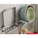 Полка Nest Sunny Полка прямая откидная Графит с крючками 28,3*22*10,5 арт 37080 - изображение 4