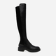 Muszkieterki damskie na obcasie Steve Madden Applause Boot SM11002825-011 39 24.6 cm Czarne (8720857248128) - obraz 1