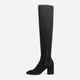 Muszkieterki damskie zamszowe Steve Madden Graphite Boot SM11001164-039 37 23 cm Czarne (8720236126757) - obraz 3