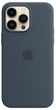 Чохол силіконовий протиударний Silicone Case MagSafe для Apple Iphone 14 Pro Max (6.7") Storm Blue - зображення 10