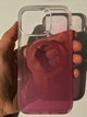 Чохол прозорий протиударний Gear4 Crystal Palace MagSafe Apple Iphone 13 Pro Max (6.7") Pink - зображення 2