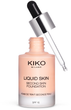 Podkład Kiko Milano Liquid Skin SPF 15 Warm Rose 01 z witaminą C 30 ml (8025272636926) - obraz 1