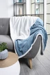 Одеяло Soho демисезонное полуторное 150x200 см полиэстер Plush hugs Silver blue (1223К) - изображение 6