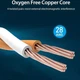 Патч Корд Мережевий Кабель LAN Vention Cat8 Ethernet SFTP Patch Cable RJ45 to RJ45 до 40 Гбіт/сек| 2.0м | Чорний - зображення 5