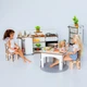 Набір лялькових меблів для Барбі NestWood "Кухня Еко" (kmb004eco) - зображення 3
