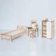 Набор кукольной мебели для Барби NestWood "Спальня Eco" (kmb005eco) - изображение 2