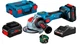 Аккумуляторная угловая шлифмашина Bosch Professional GWX 18V-15 SC + 2 акк 18 V 8.0 Ah +кейс (06019H6501) - изображение 1