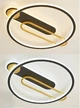 Управляемая светодиодная люстра MENSOLA 80W R-APP-530х450x60- BLACK/GOLD/WHITE- 220-IP20 - изображение 3