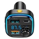 Автомобильный FM-трансмиттер модулятор XO BCC08 |2USB/Type-C, 15W/3A, TF/U-Disk, BT5.0/MP3| - изображение 5