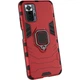 Ударопрочный чехол Transformer Ring for Magnet для Xiaomi Redmi Note 10 Pro / 10 Pro Max Красный / Dante Red Без бренда - изображение 1