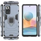 Ударопрочный чехол Transformer Ring for Magnet для Xiaomi Redmi Note 10 Pro / 10 Pro Max Серый / Metal slate Без бренда - изображение 4