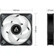 Кулер для корпуса Arctic P14 PWM PST A-RGB (ACFAN00239A) - изображение 6