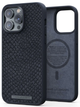 Чехол накладка Njord Salmon Leather MagSafe Case Black для iPhone 14 Pro Max (NA44SL00) - изображение 1