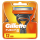 Змінні картриджі для гоління (леза) чоловічі Gillette Fusion5 12 шт (7702018441075) - зображення 2