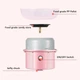 Домашній міні апарат для виготовлення цукрової вати Cotton Candy GCM-520S Pink - зображення 3