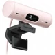 Веб-камера Logitech Brio 500 (960-001421) Rose Full HD + шторка - изображение 5