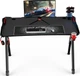 Геймерський стіл Ultradesk Invader Black + RGB-підсвічування - зображення 2