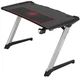Геймерський стіл Ultradesk Racer Чорний/Сірий + RGB-підсвічування - зображення 2