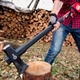 Колун кованый с ручкой из фибергласса INTERTOOL HT-0273 2500г 93 см - изображение 8