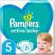 Pieluchy Pampers Active Baby Rozmiar 5 (11-16 kg) 21 szt (8006540033043) - obraz 1