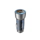 Автомобільне зарядне пристрій Hoco NZ8 USB-A/Type-C Blue (6931474782717) - зображення 1