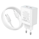 Сітчасте зарядне пристрій Hoco C108A charger set (C to iP) White (6931474784445) - зображення 6