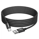 Кабель HOCO X91 Radiance charging data cable for Type-C(L=3M) Black (6931474788726) - зображення 6