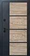 Вхідні двері Qdoors Бонд вулична терморозрив 860-960*2050 мм графіт пісок фарба/декор дуб сонома/білий - зображення 1