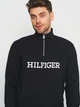 Толстовка на молнии мужская Tommy Hilfiger 11187.1 S Черная с принтом - изображение 4