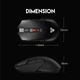 Ігрова бездротова комп'ютерна миша Fantech WG10 Raigor II 2.4Ghz Wireless 2000DPI сенсор PixArt black - зображення 5