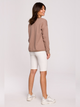 Bluza damska bez kaptura elegancka BeWear B225 1130344 L Cappuccino (5903887655873) - obraz 4