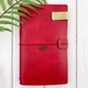 Блокнот Zorrov Vintage "Сова" 80 листов со сменными блоками красный (00170000000145349) - изображение 1