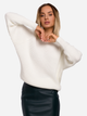 Sweter damski luźny Made Of Emotion M537 S/M Ecru (5903068487118) - obraz 1