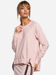 Bluza damska bez kaptura Made Of Emotion M492 2XL Różowa (5903068475108) - obraz 1