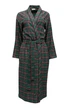 Халат жіночий Cyberjammies Whistler 9843 10/S Зелений у клітку (5051877465534) - зображення 1